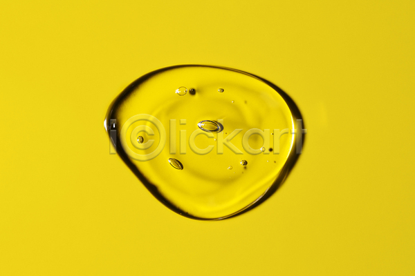 사람없음 JPG 포토 해외이미지 노란색 백그라운드 젤 질감 투명 화장품