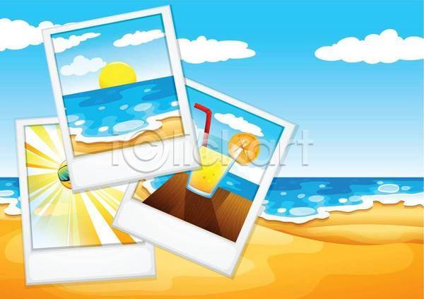 EPS 일러스트 포토 해외이미지 구름(자연) 그래픽 그림 모래 물 바다 빛 사진사 순간 야외 여름(계절) 유리 입자 조류 주간 주스 클릭 태양 파도 파란색 하늘 해변 해일 햇빛 휴가 흙