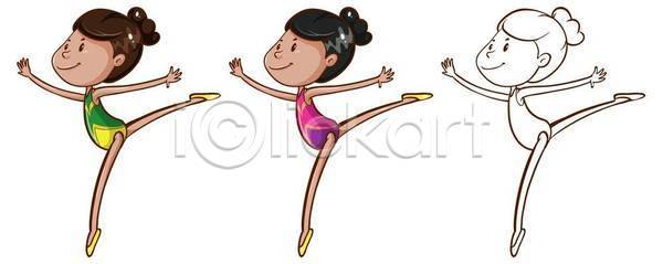 EPS 일러스트 템플릿 해외이미지 건강 고립 그래픽 그림 길 낙서 미술 백그라운드 스케치 스포츠 오브젝트 운동 윤곽 자르기 제도 체조 클립 클립아트 해외일러스트 흰색