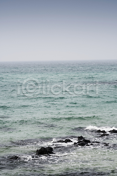 사람없음 JPG 포토 가을(계절) 바다 바위(돌) 수평선 야외 제주도 주간 풍경(경치) 하늘 협재해수욕장
