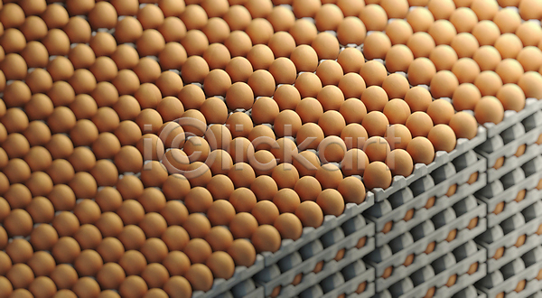 사람없음 3D PSD 디지털합성 편집이미지 가득함 계란 계란판 많음 쌓기 편집 편집소스