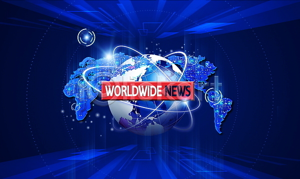 사람없음 PSD 편집이미지 글로벌 뉴스 백그라운드 빛 세계지도 지구 타이포그라피 파란색 홀로그램