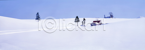 사람없음 JPG 포토 겨울 겨울풍경 나무 눈(날씨) 눈덮임 맑음 설경 설원 야외 주간 주택 하늘 한채