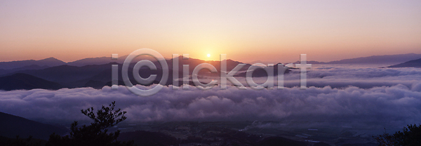 사람없음 JPG 포토 구름(자연) 산 야외 운해 자연 주간 태양 풍경(경치) 하늘
