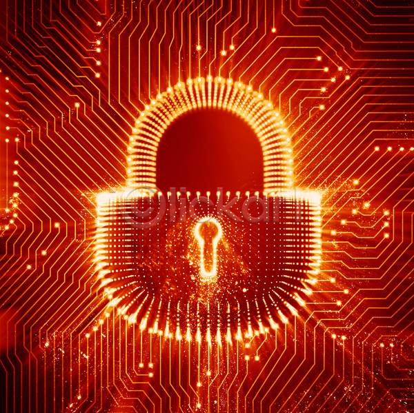 보호 사람없음 JPG 포토 해외이미지 개인정보 디지털 백그라운드 보안 사이버 자물쇠 주황색 홀로그램