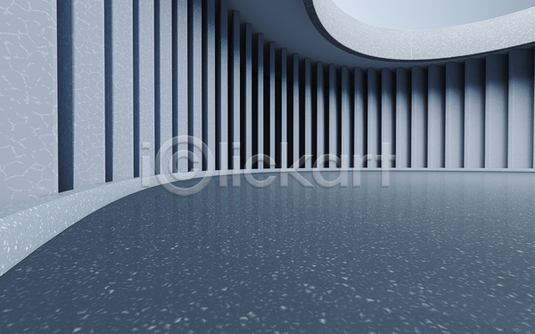 사람없음 3D JPG 포토 해외이미지 공간 그림자 기둥 내부 대리석 비어있는 회색