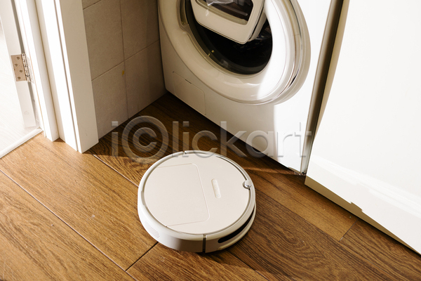 스마트 사람없음 JPG 포토 해외이미지 방 세탁기 실내 청결 청소 청소로봇