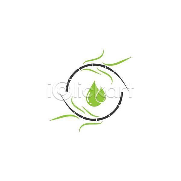 사람없음 EPS 아이콘 해외이미지 검은색 농업 디자인 물방울 바이오 사인 사탕수수 심볼 잎 초록색