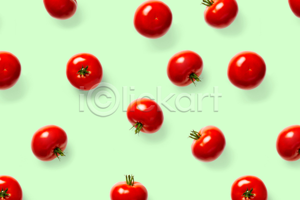사람없음 JPG 포토 해외이미지 초록배경 토마토 패턴