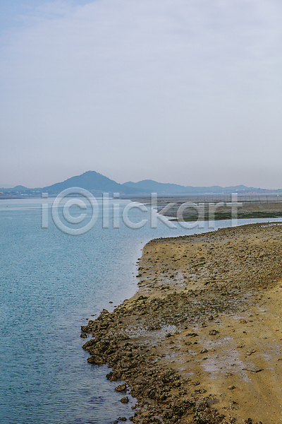 사람없음 JPG 포토 바다 산 서해 서해안 섬 신안 야외 자연 전라남도 주간 풍경(경치) 하늘 해변