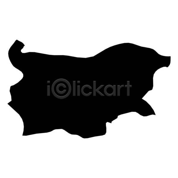 EPS 실루엣 아이콘 일러스트 해외이미지 가득함 검은색 고립 고체 그래픽 디테일 땅 모양 묘사 백그라운드 불가리아 세계 심볼 심플 여행 영토 윤곽 자르기 전국 지도 지도책 지리 지역 컨셉 플랫 흰색
