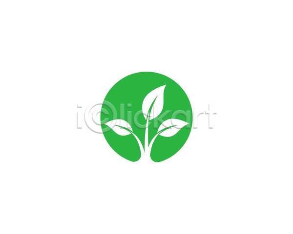 사람없음 EPS 그린아이콘 아이콘 일러스트 해외이미지 나무 나뭇잎 심볼 원형 초록색