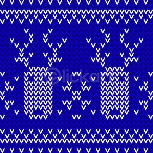 따뜻함 사람없음 EPS 일러스트 해외이미지 디자인 뜨개질 루돌프 백그라운드 사슴 직물 질감 크리스마스 패턴