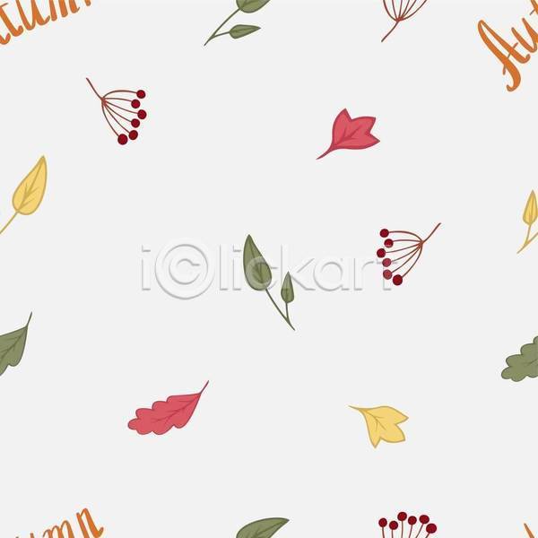 사람없음 EPS 일러스트 해외이미지 가을(계절) 나뭇잎 단풍 심플 잎 패턴 패턴백그라운드