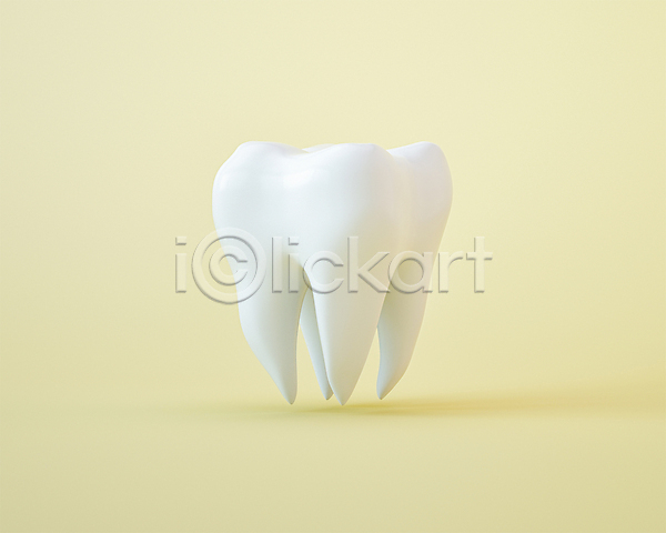 사람없음 3D 3D아이콘 PSD 디지털합성 노란색 치아 치아건강 치아모형 편집 편집소스