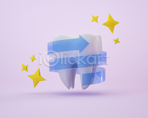 보호 사람없음 3D 3D아이콘 PSD 디지털합성 반짝임 별 분홍색 스케일링 치과진료 치료 치아 치아건강 치아모형 편집 편집소스 화살표