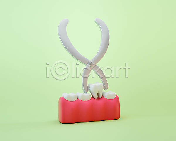 사람없음 3D 3D아이콘 PSD 디지털합성 발치 잇몸 초록색 치과진료 치아 치아건강 치아모형 펜치 편집 편집소스
