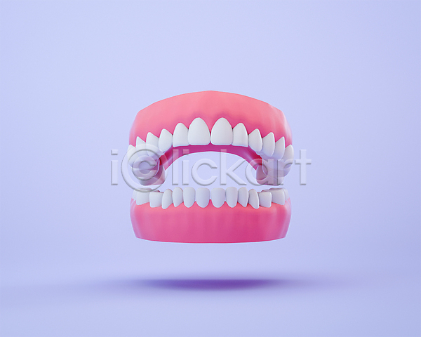 사람없음 3D PSD 디지털합성 편집이미지 3D소스 보라색 잇몸 장기(의학) 치아 치아모형 편집 편집소스