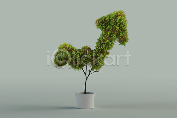 상승 사람없음 3D PSD 디지털합성 편집이미지 ESG 나무 사회(공동체) 초록색 친환경 편집 편집소스 화분 화살표 환경 회색