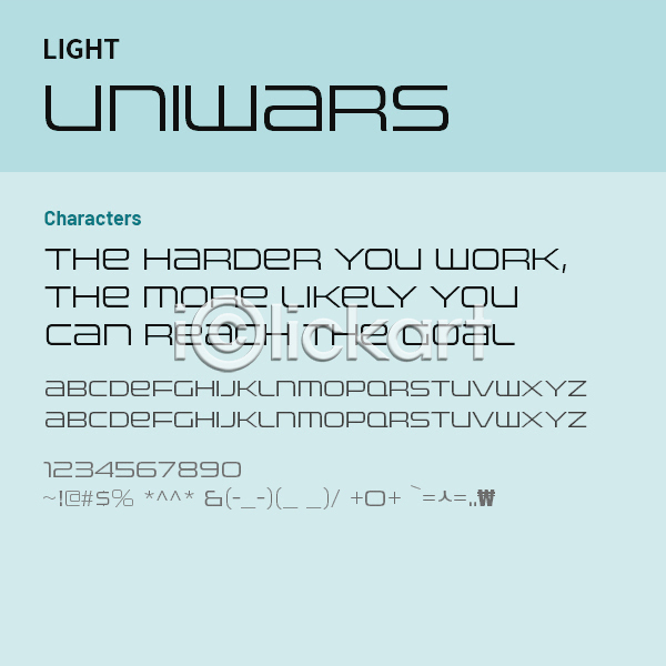 사람없음 OTF 설치폰트 Typodermic(서체) Uniwars(서체) 낱개폰트 디자인서체 라이트체 비디오게임체 사이버체 알파벳 영문폰트 영어 폰트