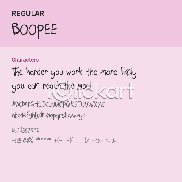 사람없음 OTF 설치폰트 Typodermic(서체) boopee(서체) 낱개폰트 디자인서체 레귤러체 알파벳 영문폰트 영어 폰트 필기체