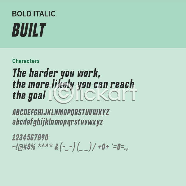 사람없음 OTF 설치폰트 Typodermic(서체) built(서체) 낱개폰트 디자인서체 볼드체 산세리프체 알파벳 영문폰트 영어 이탤릭체 폰트