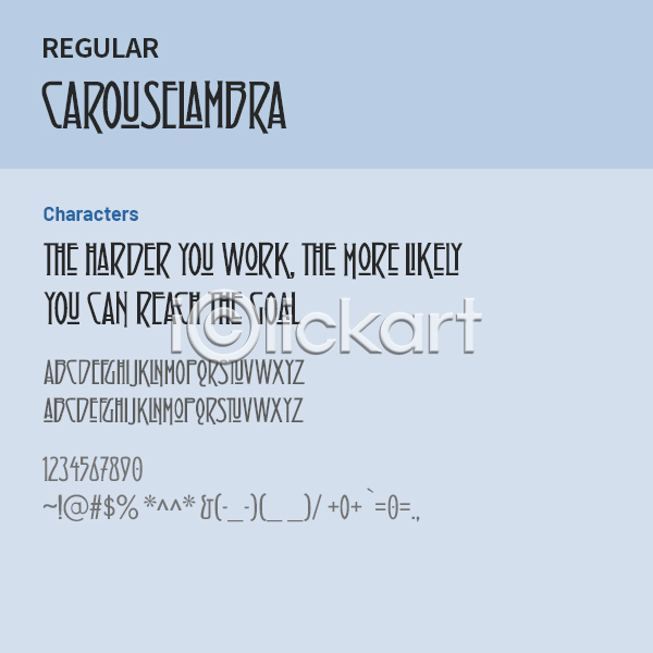 사람없음 OTF 설치폰트 Typodermic(서체) carouselambra(서체) 낱개폰트 디자인서체 레귤러체 알파벳 영문폰트 영어 폰트