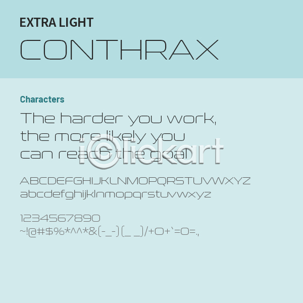 사람없음 OTF 설치폰트 Typodermic(서체) conthrax(서체) 낱개폰트 디자인서체 라이트체 산세리프체 알파벳 영문폰트 영어 폰트