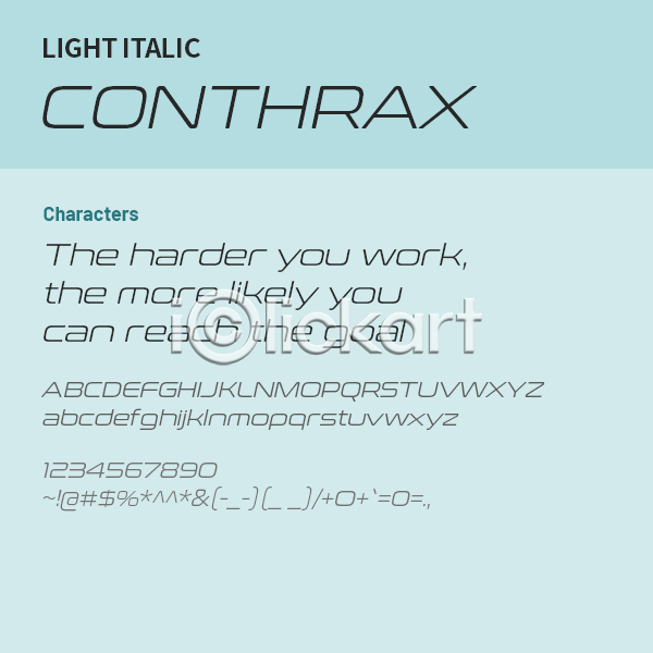 사람없음 OTF 설치폰트 Typodermic(서체) conthrax(서체) 낱개폰트 디자인서체 라이트체 산세리프체 알파벳 영문폰트 영어 이탤릭체 폰트