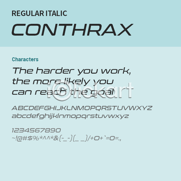 사람없음 OTF 설치폰트 Typodermic(서체) conthrax(서체) 낱개폰트 디자인서체 레귤러체 산세리프체 알파벳 영문폰트 영어 이탤릭체 폰트