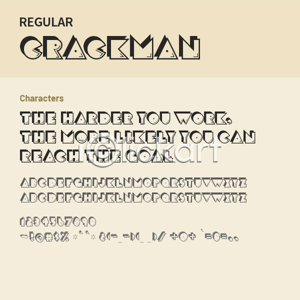 사람없음 OTF 설치폰트 Typodermic(서체) crackman(서체) 낱개폰트 디자인서체 레귤러체 알파벳 영문폰트 영어 폰트
