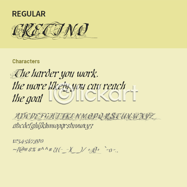 사람없음 OTF 설치폰트 Typodermic(서체) cretino(서체) 낱개폰트 디자인서체 레귤러체 알파벳 영문폰트 영어 폰트 필기체