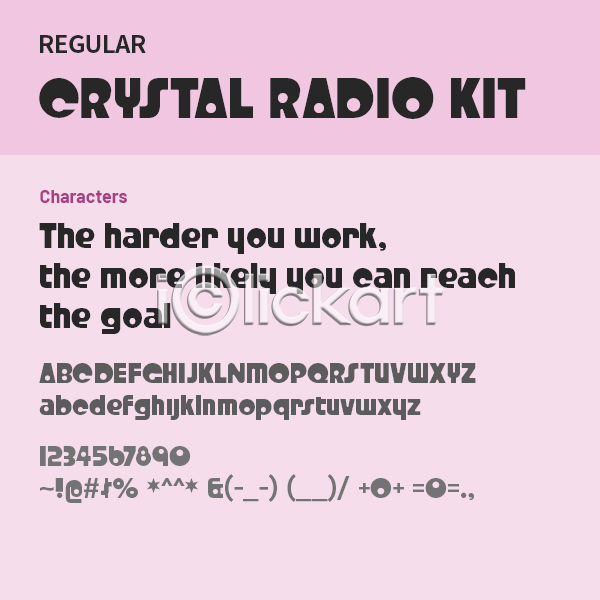 사람없음 OTF 설치폰트 Typodermic(서체) crystalradiokit(서체) 낱개폰트 디자인서체 레귤러체 알파벳 영문폰트 영어 폰트