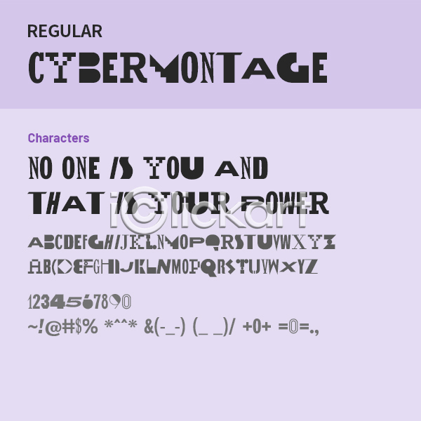 사람없음 OTF 설치폰트 Typodermic(서체) cybermontage(서체) 낱개폰트 디자인서체 레귤러체 알파벳 영문폰트 영어 폰트