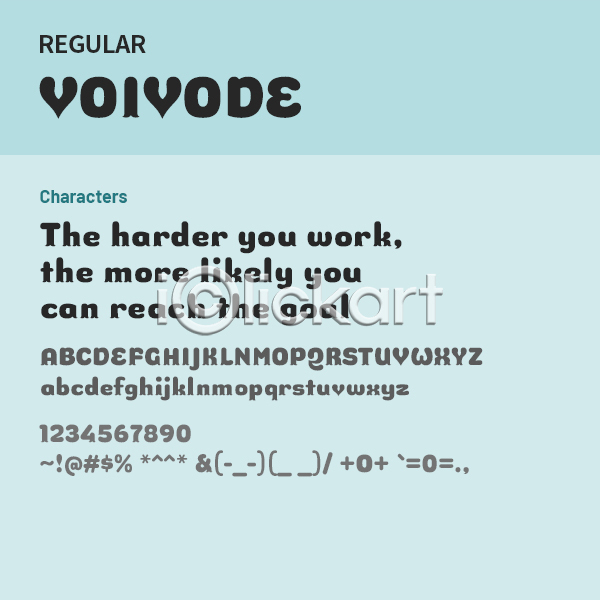 사람없음 OTF 설치폰트 Typodermic(서체) voivode(서체) 낱개폰트 디자인서체 레귤러체 알파벳 영문폰트 영어 폰트