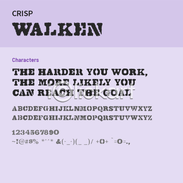 사람없음 OTF 설치폰트 Typodermic(서체) walken(서체) walkencrisp(서체) 낱개폰트 디자인서체 슬랩세리프체 알파벳 영문폰트 영어 폰트