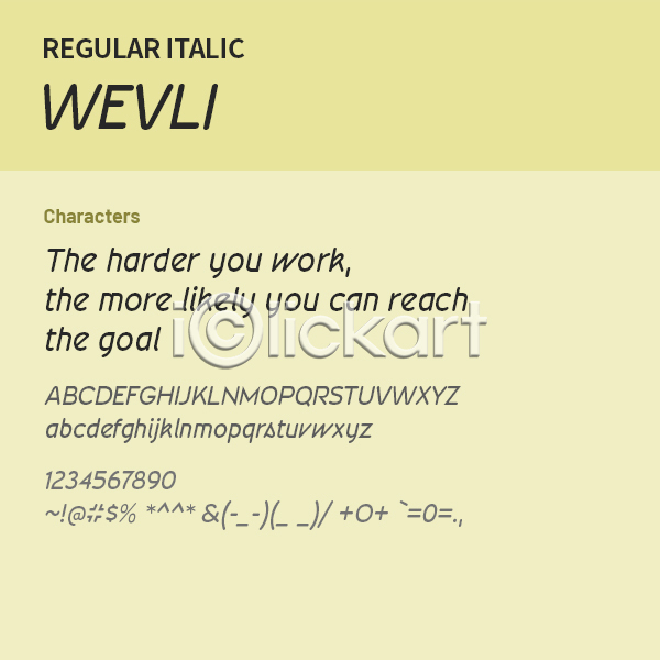 사람없음 OTF 설치폰트 Typodermic(서체) wevli(서체) 낱개폰트 디자인서체 레귤러체 산세리프체 알파벳 영문폰트 영어 이탤릭체 폰트