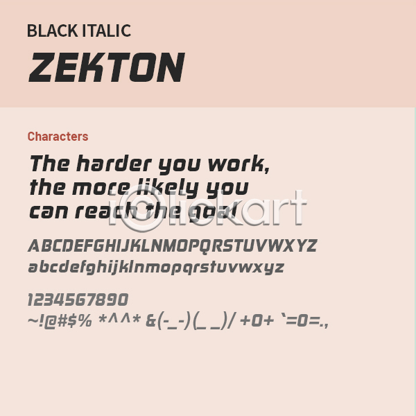 사람없음 OTF 설치폰트 Typodermic(서체) zekton(서체) 낱개폰트 디자인서체 산세리프체 알파벳 엑스트라볼드체 영문폰트 영어 이탤릭체 폰트