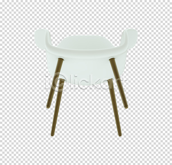 사람없음 3D PNG 디지털합성 편집이미지 3D소스 누끼 의자 편집 편집소스 흰색