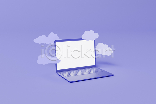 사람없음 3D JPG 포토 해외이미지 구름(자연) 노트북 백그라운드 보라색 카피스페이스