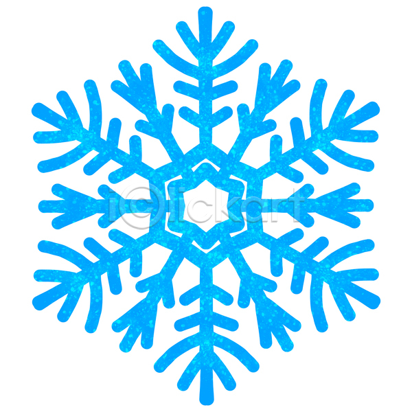 사람없음 JPG 포토 해외이미지 겨울 눈꽃무늬 눈송이 디자인 수채화(물감) 엘리먼트 파란색