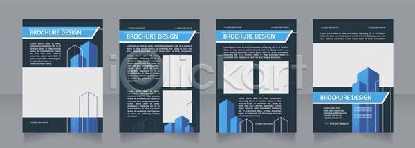 사람없음 EPS 일러스트 해외이미지 건물 도시 디자인 레이아웃 문서 비즈니스 사각형 선 세트 자료 텍스트 팜플렛 포스터 해외일러스트