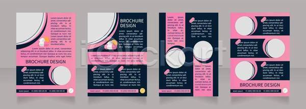 사람없음 EPS 일러스트 해외이미지 검은색 디자인 레이아웃 문서 분홍색 비즈니스 세트 알약 원형 자료 텍스트 팜플렛 포스터