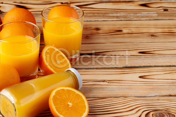 사람없음 JPG 포토 해외이미지 나무배경 병음료 오렌지 오렌지주스 주황색
