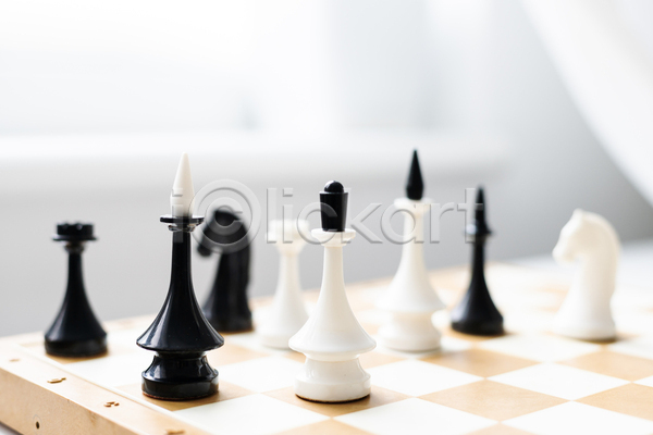 경쟁 사람없음 JPG 아웃포커스 포토 해외이미지 전략 체스 체스게임 체스말 체스판