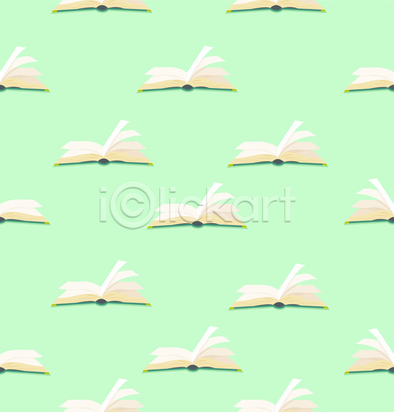사람없음 JPG 포토 해외이미지 디자인 연두색 책 패턴 패턴백그라운드 펼침
