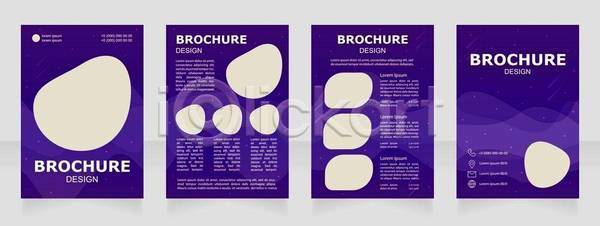 사람없음 EPS 일러스트 해외이미지 디자인 레이아웃 문서 별 보라색 비즈니스 사각형 세트 웨이브 자료 텍스트 팜플렛 포스터 해외일러스트