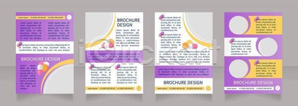 사람없음 EPS 일러스트 해외이미지 디자인 레이아웃 문서 보라색 비즈니스 세트 신약(의학) 알약 원형 자료 텍스트 팜플렛 포스터
