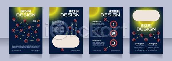 사람없음 EPS 일러스트 해외이미지 디자인 레이아웃 문서 비즈니스 빛 세트 숫자 연결 원형 자료 텍스트 팜플렛 포스터