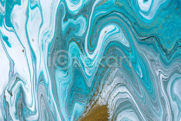 흐름 사람없음 JPG 포토 해외이미지 강렬 물결 백그라운드 액체 인쇄 정맥 질감 초록색 추상 파도 파란색 패턴 페인트 형광등